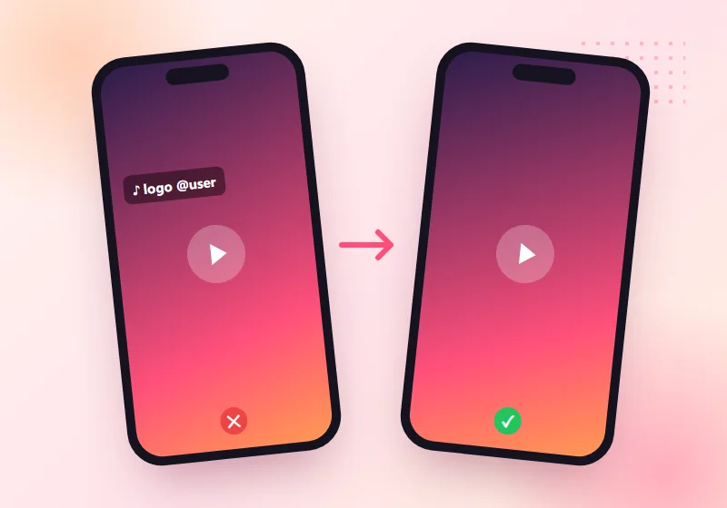 No Watermark – TikTokio TikTok downloader feature